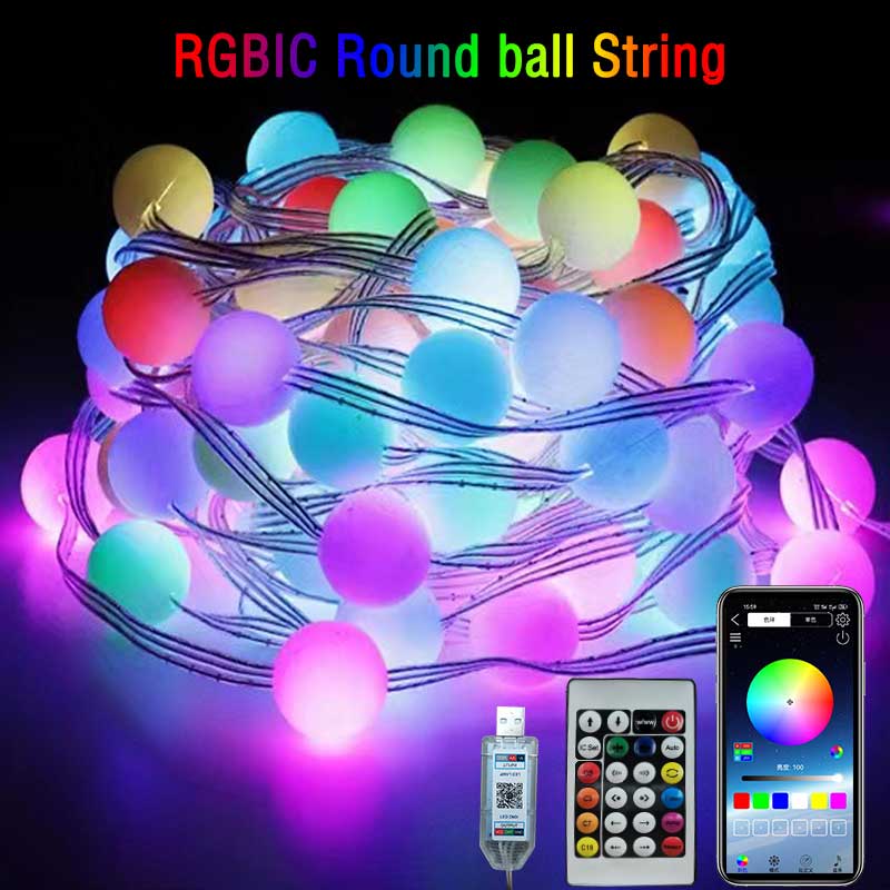 RGBIC bola redonda 5V USB Blue - Farming And Agriculture reseña y precio