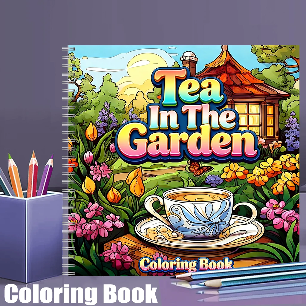 Libro para colorear Tea In The - Farming And Agriculture reseña y precio